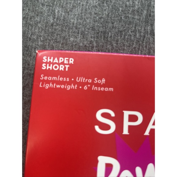 Spanx Shaper Power Shorts Seamless ultra-soft Size Small Very Black Open Box - Picture 2 of 5